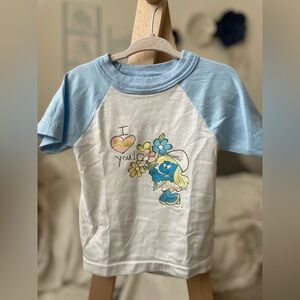 Vintage 1982 Smurfette T-shirt